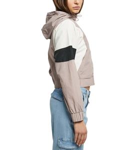 Women's Sports Wear Autumn Half Zip Breathable Stand-Up Collar Windbreaker Fitness Breathable Quick-Drying <b>Gym</b> Nylon <b>Jacket</b> - Product Image 5