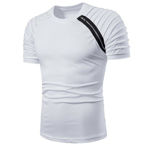 Camiseta de Hombre de Alta Calidad, 100% Algodón Tejido, 220 Gramos, Cuello Redondo, Lisa, Personalizable, al por Mayor, Ecológica, de Secado Rápido - Product Image 1