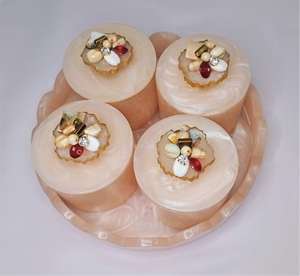 Ensemble de pots alimentaires en résine époxy Pots de fruits secs en résine époxy polyvalents de haute qualité Produit en résine solide à haute vente - Product Image 5