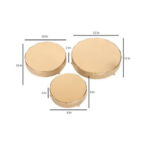 ถาดเสิร์ฟอาหารโลหะทรงบุฟเฟ่ต์ดีไซน์วินเทจสำหรับบ้านหรือโอกาสพิเศษ - Product Image 3