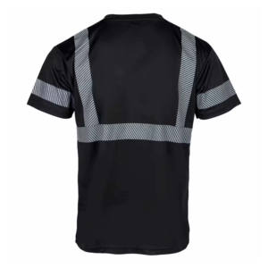 T-shirt de sécurité réfléchissant pour hommes, vêtements de sécurité de haute qualité, manches courtes, pour garçons - Product Image 6