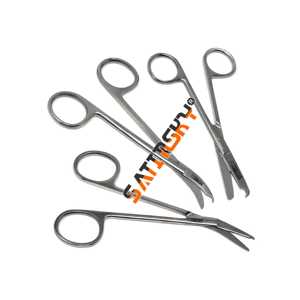 Ciseaux à suture manuels en acier inoxydable, revêtement en titane multicolore/arc-en-ciel, précision de coupe, certifiés CE, broderie - Product Image 2