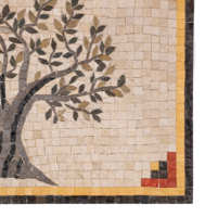 Artis Raw MF009 Carreaux de mosaïque pour crédence de cuisine de villa, mur intérieur, parquet décoratif, design graphique, style méditerranéen moderne, forme carrée