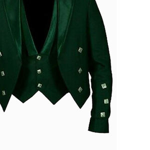 Veste écossaise personnalisée Prince Charlie Gilet pour hommes Vente en gros OEM Veste homme de qualité supérieure - Product Image 4