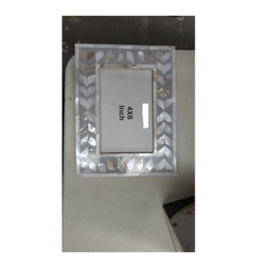 Cadre photo en MDF de luxe à incrustation de nacre géométrique, très demandé, épaisseur 13 mm, qualité export Inde - Product Image 1