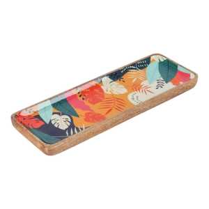 Plat et assiette en bois rectangulaires pour servir collation apéritif noix ensemble de plateaux en bois d'acacia vente en gros - Product Image 1