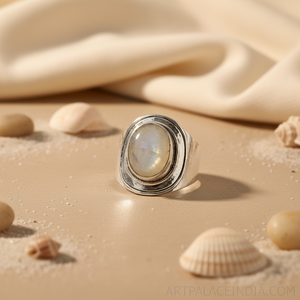 Anillo Geométrico de Plata 925 con Granate para Mujer - Joyería Fina - Product Image 2