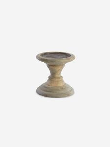 Handmade Natural Acacia Wood Color <b>Candlestick</b> Holder Price's Polished Wooden Candle Stand Christmas <b>Glass</b> Material Candleholder - Product Image 5