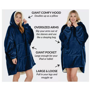 Custom Designed Pullover <b>Hoodie</b> Women Viscose/Polyester Oversized High Knitted Custom Front Print Winter Long Custom <b>Large</b> - Product Image 5