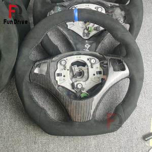 Volante de Cuero Alcantara Personalizado para <span class=keywords><strong>BMW</strong></span> Serie E con Levas para <span class=keywords><strong>BMW</strong></span> E55 E87 335i E92 DCT Z4 E89 E93 335i E84 E38 E36 M3 - Product Image 4