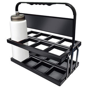 Haute qualité personnalisé sport voyage Camping fête 2L porte-bouteille d'eau en plastique pliable pliable léger écologique - Product Image 5