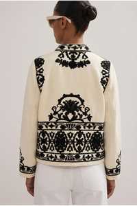 Chaqueta Blusón de Algodón Bordada para Mujer, Cortavientos, con Cuello Mao, Cierre de un Solo Botón, Venta al por Mayor ODM Pranjal - Product Image 2