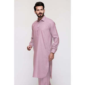 Ensembles de vêtements d'extérieur pour hommes, rose bébé, tissu non cousu, fil teint par immersion, collection GL-04M - Product Image 1