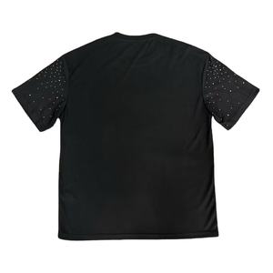 Camiseta de Verano para Hombre, de Manga Corta, Corte Cuadrado, con Estampado de Diamantes de Imitación y Cristales Brillantes - Product Image 6