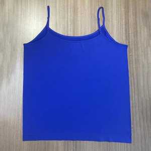 Vente chaude de base sangle Logo personnalisé impression été débardeurs hauts pour femmes Cami % c3 % b3n Cami haut ensemble femme débardeur femme décontracté - Product Image 4