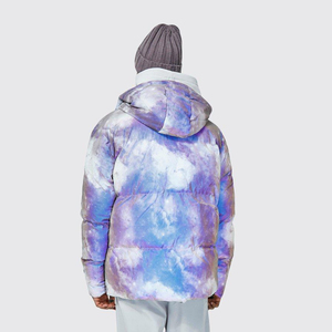 Chaqueta acolchada de hombre de burbuja rellena de poliéster personalizada de diseñador de moda al por mayor chaqueta acolchada de invierno con cremallera y estampado de animales de dibujos animados - Product Image 2