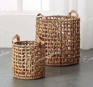 Morden Home Decor Elegant Design Decorative Storage Gifts <b>Basket</b> Bamboo <b>Wicker</b> Storage <b>Basket</b> Best Seller - Product Image 6
