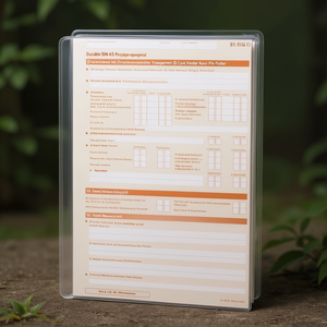 Durable DIN A5 Polypropylene Transparent ID Card Holder <b>File</b> Folder - Product Image 3