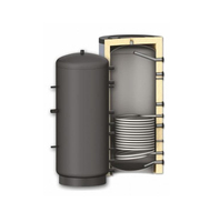 BURNiT Nouvelle Chaudière Verticale à Tubes d'Eau à Isolation Thermique Haute Efficacité 1500 Litres, Accumulateur de Chaleur, Garantie 2 Ans, 3 Bars RAL