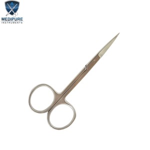 Tijeras Iris de 3.5 Pulgadas, Rectas, Afiladas, Instrumentos Quirúrgicos de Precisión, Instrumentos Dentales Quirúrgicos, Tijeras de Operación - Product Image 3
