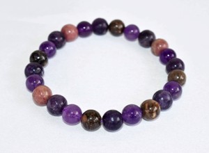 Bracelet de relaxation de qualité supérieure en gros, bracelet perlé rond de 8 mm, semi-précieux, apaisant, anti-stress, à la mode - Product Image 4