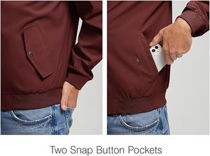 Blouson Bomber Léger pour Homme, Mode Casual, Style Chic, Coupe-Vent, Blouson Léger de Haute Qualité, Blouson Bomber Grande Taille - Product Image 4