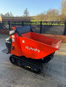 Mini Dumper de Orugas Kubota KC7OVHD-4 con Certificación CE y EPA, Transportador de Orugas, Mini Dumper Hidráulico con Volquete, Envío Gratuito - Product Image 3