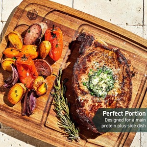 Juego de 4 Platos para Carne <span class=keywords><strong>HexClad</strong></span> Bistecca con Canal para Jugos - Product Image 4