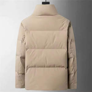 Veste d'hiver à bulles d'air pour hommes avec logo personnalisé Veste utilitaire d'extérieur en nylon épais et chaud à capuche détachable - Product Image 6