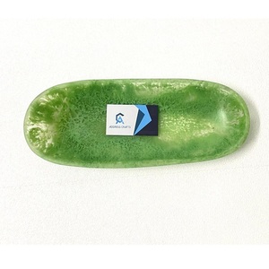 Usine En Gros Plateau De Service En Résine Texture De Marbre Plateau En Résine Plateau Rond pour La Maison Hôtel Table Ménage Articles Ustensiles De Cuisine - Product Image 6