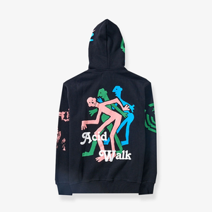 Sudaderas con capucha con cremallera y logotipo personalizado de cara completa de alta calidad poliéster impermeable largo y de punto para hombres temporada de invierno OEM MOQs bajos - Product Image 5