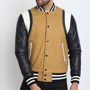 Personnalisé Nouveau Design Versity Vestes Pas Cher Prix 100% Polyester Polaire Varsity Bomber Baseball Veste Manteaux De Haute Qualité - Product Image 6