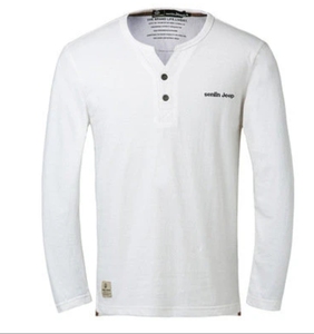 T-shirt manches longues pour hommes, collection automne, décontracté, en coton, à impression personnalisée, à la mode, du Bangladesh, - Product Image 4