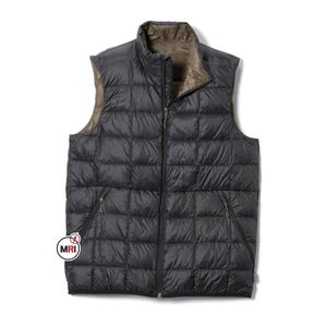 Haute qualité personnalisé hommes bouffant gilet hiver fermeture éclair sans manches col roulé matelassé imperméable décontracté Sport fait Polyester Durable - Product Image 2
