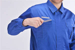 Overol de Trabajo Unisex Transpirable de Poliéster con Franjas Reflectantes, Uniforme de Trabajo Protector con Logotipo Personalizado - Product Image 4