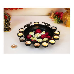 Cuenco Urli de latón temático establecido para cocinar y servir plato con olla decorativa pulida brillante para servir disponible a los mejores precios - Product Image 3