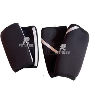 Manchons de genou en néoprène respirant unisexe sur mesure, design conique en forme de sablier, 7 mm, pour la musculation - Product Image 4