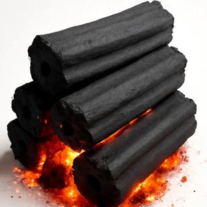 Haute chaleur sans fumée BBQ briquettes de charbon de coco Seeniz charbon de bois 5-6 heures temps de combustion 10kg carton boîte carburant économique inde - Product Image 3