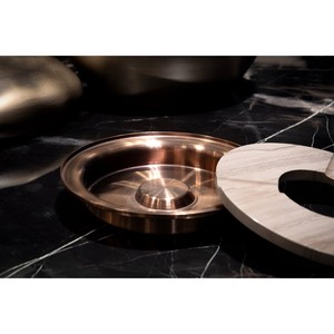 Cenicero de acero inoxidable y mármol, logotipo personalizado y embalaje, Cenicero de metal de alta calidad para Hotel, Cenicero interior al aire libre - Product Image 5