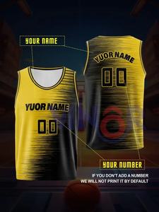 Chemises de basket-ball personnalisées Maillot de basket-ball de meilleure conception pour jeunes, vêtements de sport, ensembles de vêtements respirants pour garçons, shorts grande taille pour hommes - Product Image 5