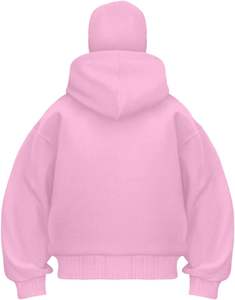 Sudadera con Capucha y Pasamontañas Bordado Personalizado, 100% Algodón, Chaqueta de Forro Polar para Invierno, Cubre Rostro, Bolsillo, Ecológico, Unisex, Pedido al por Mayor - Product Image 3