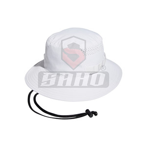 Top 2025 vente sur mesure de haute qualité unisexe coton seau chapeau hommes couleur Pure extérieur seau chapeau - Product Image 4