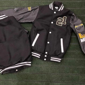 Ligero personalizado Letterman chaqueta escuela Senior mangas de cuero al por mayor personalizado Senior chaqueta personalizada - Product Image 1