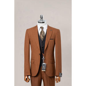 Costumes pour hommes d'usine OEM personnalisés 2025 Vêtements de mode de haute qualité - Product Image 4