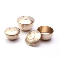 Lot de 6 assiettes carrées en aluminium à bord doré de 12 pouces Plaques de fond réutilisables en métal pour les mariages et les fêtes Prix de gros Ramadan