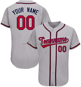 Ropa deportiva unisex de poliéster sublimado OEM, camiseta de béisbol personalizable, estampado de nombre, patrón liso, camisetas personalizadas en blanco baratas, comprar - Product Image 4