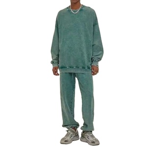 Acid Washed <b>Tracksuits</b> OEM ODM Crewneck Set <b>Tracksuits</b> <b>Plain</b> <b>Tracksuits</b> for Men Manufacturer BROWARD SPORTS <b>Tracksuits</b> 2026 - Product Image 3