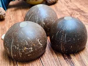 Tazón de Cáscara de Coco Hecho a Mano de Primera Calidad, Tazón Natural Ecológico Reutilizable y Sostenible para el Hogar, la Cocina y el Restaurante - Product Image 5