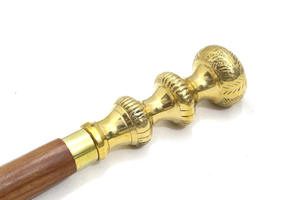 New Designer Wooden <b>Walking</b> <b>Stick</b> with Hand Engraved Nautical Brass <b>Handle</b> and Best Selling Product for Adult Use - Product Image 2