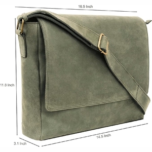 Sacs de bureau en cuir véritable de qualité professionnelle pour hommes, sac en cuir fait à la main, sac avec logo personnalisé, nouveauté 2025 - Product Image 2
